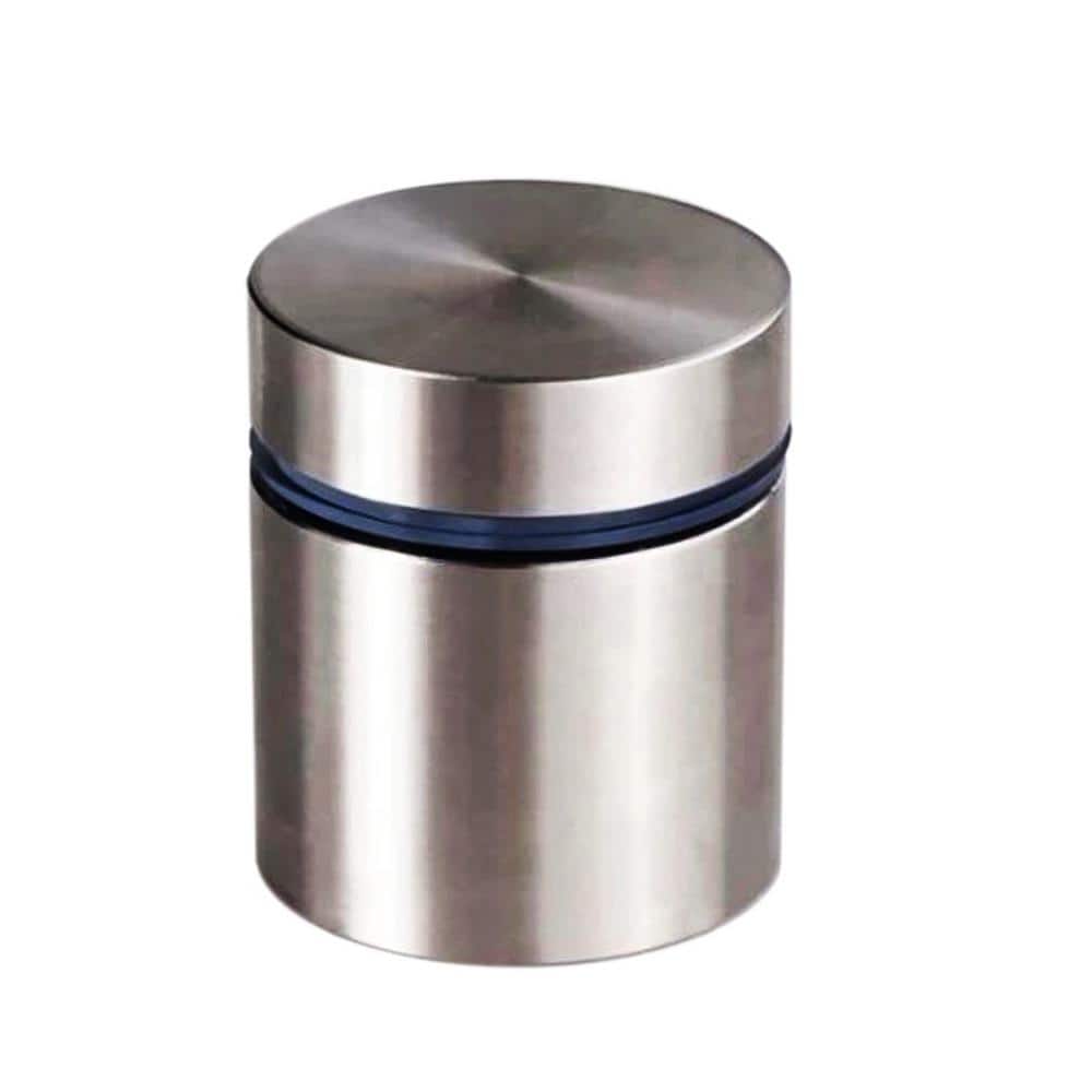 1 in. Dia x 1 in. L Stainless Steel Standoffs for Signs (20-Pack) - Hercitys