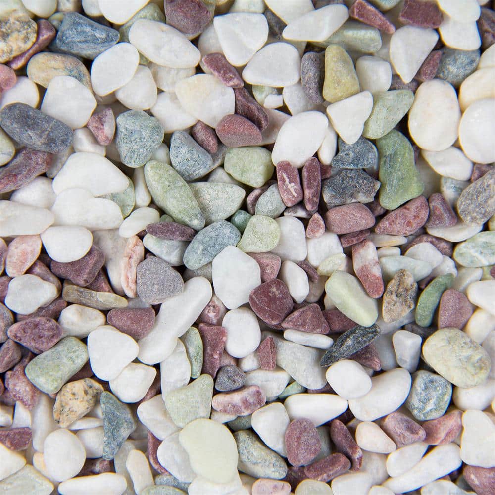 0.1 cu. ft. Multi-Colored Extra Small Gravel 2.5 lbs. 0.2 in.-0.4 in. Size Landscape Rocks - Hercitys