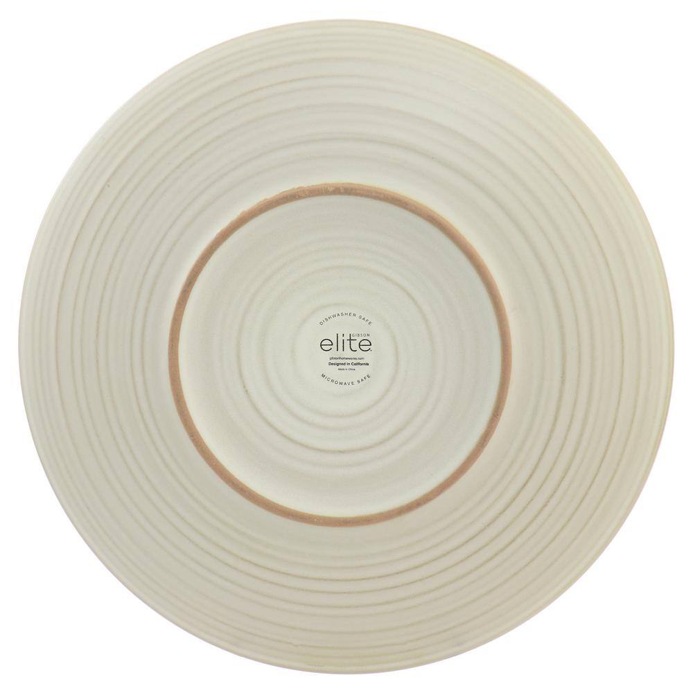 (12 Piece) Dreamweaver Round Earthenware Dinnerware Set in Matte White - Hercitys