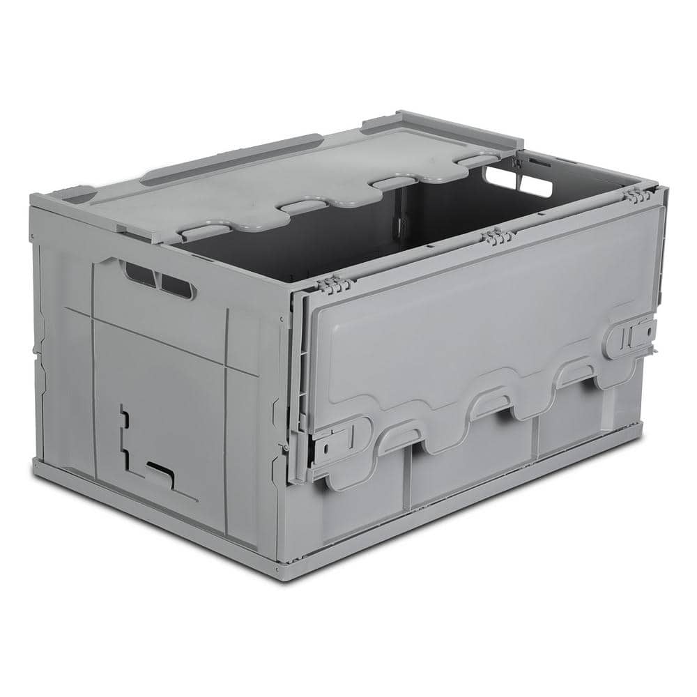 17-Gal. Collapsible Plastic Storage Crate - Hercitys