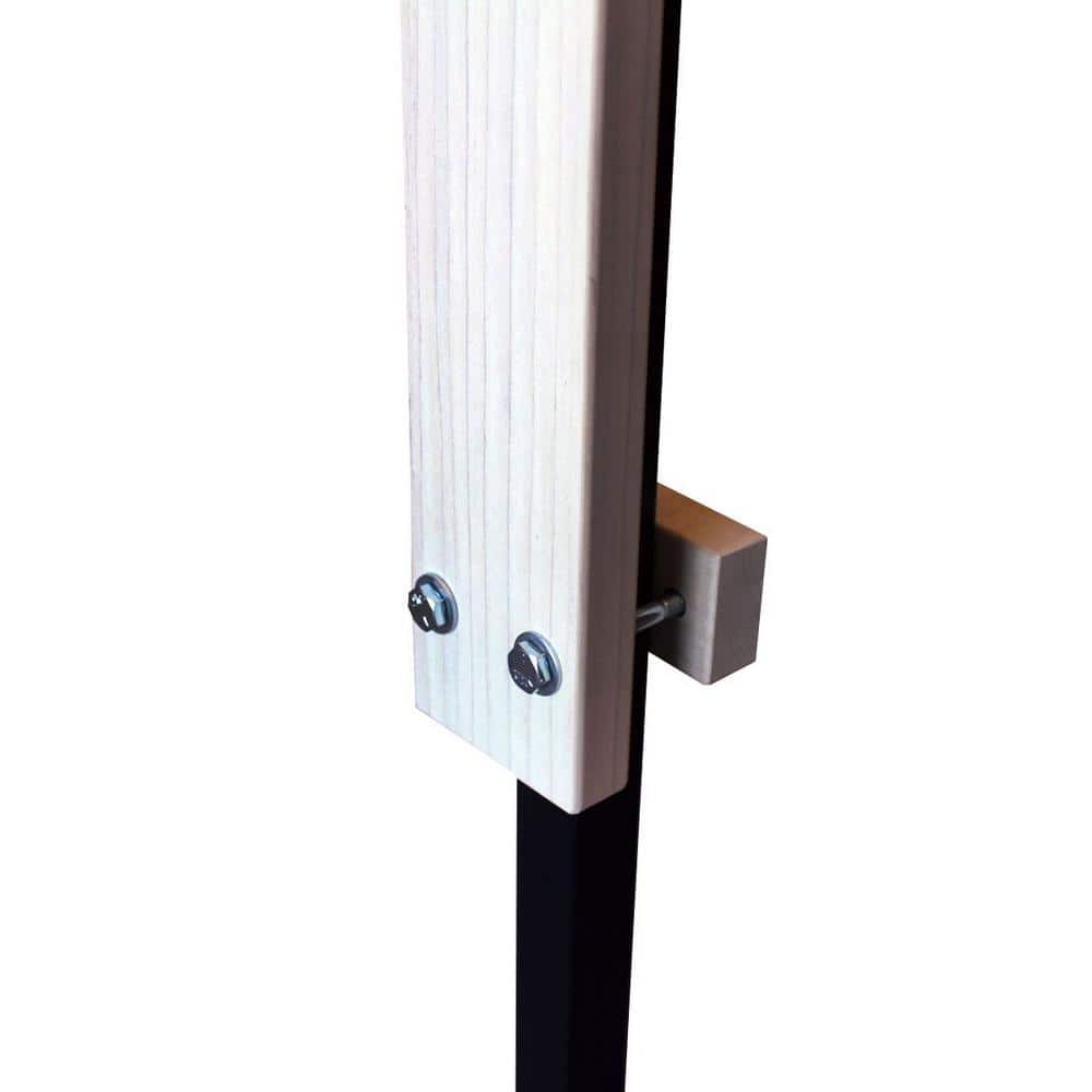 28 in. H x 3 in. W x 1 in. D Large Wrought Iron Kit for Cardinal Gates Child Safety Gates Wood - Hercitys