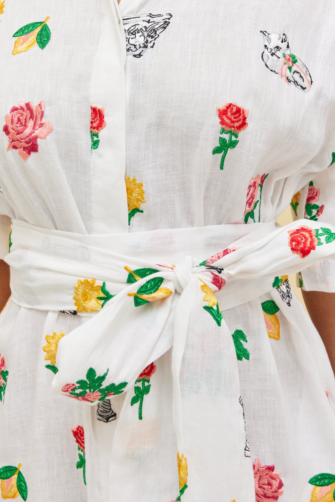 ALFRESCO DRESS - SUBURBIA EMBROIDERY - Hercitys