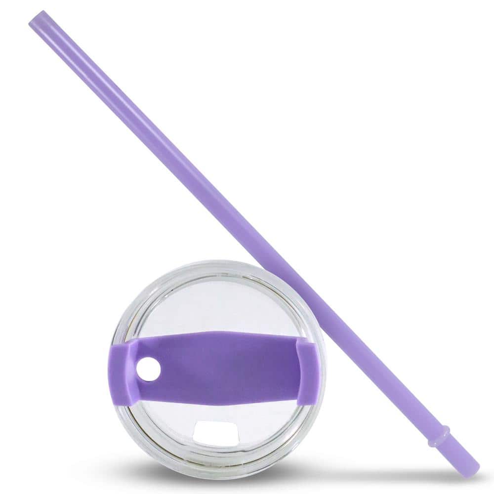 40 Oz. Purple Double Wall Stainless Steel Tumbler with Handle - Hercitys