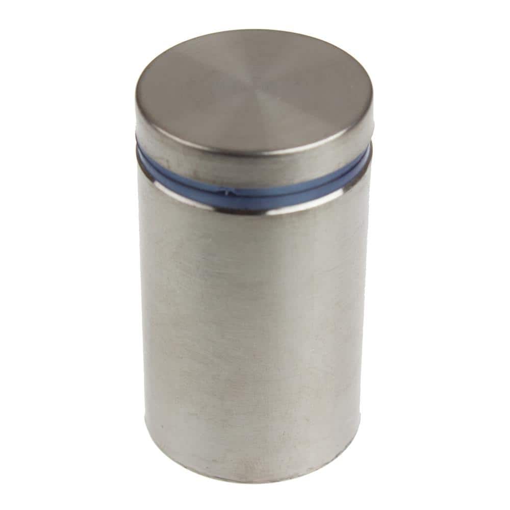 1 in. Dia x 1-1/2 in. L Stainless Steel Standoffs for Signs (4-Pack) - Hercitys