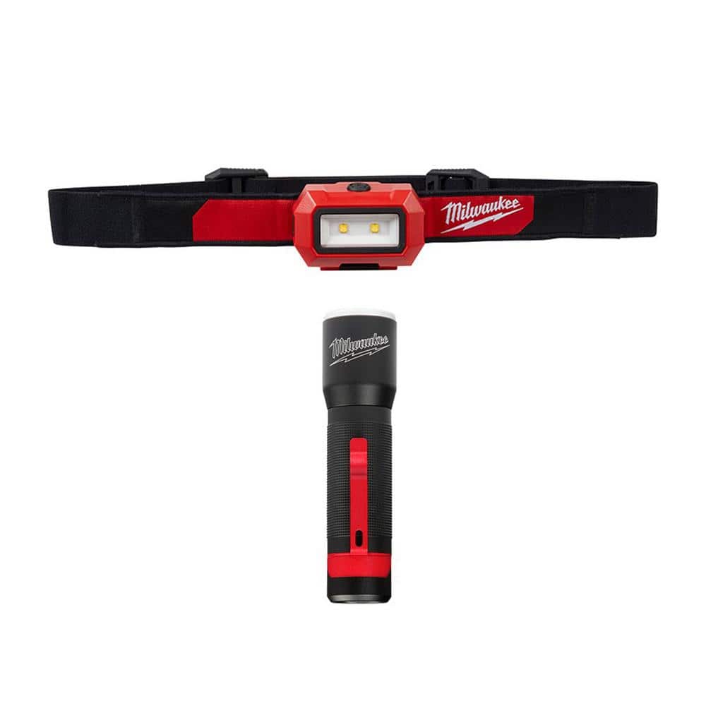 350 Lumens LED Headlamp With 325 Lumens LED Aluminum Flashlight - Hercitys