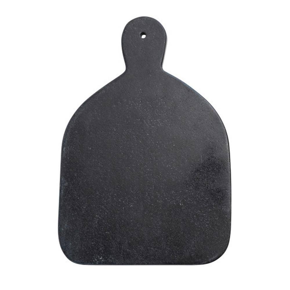 12 in. Scandinavian Black Marble Cheese/Cutting Boards with Handle - Hercitys