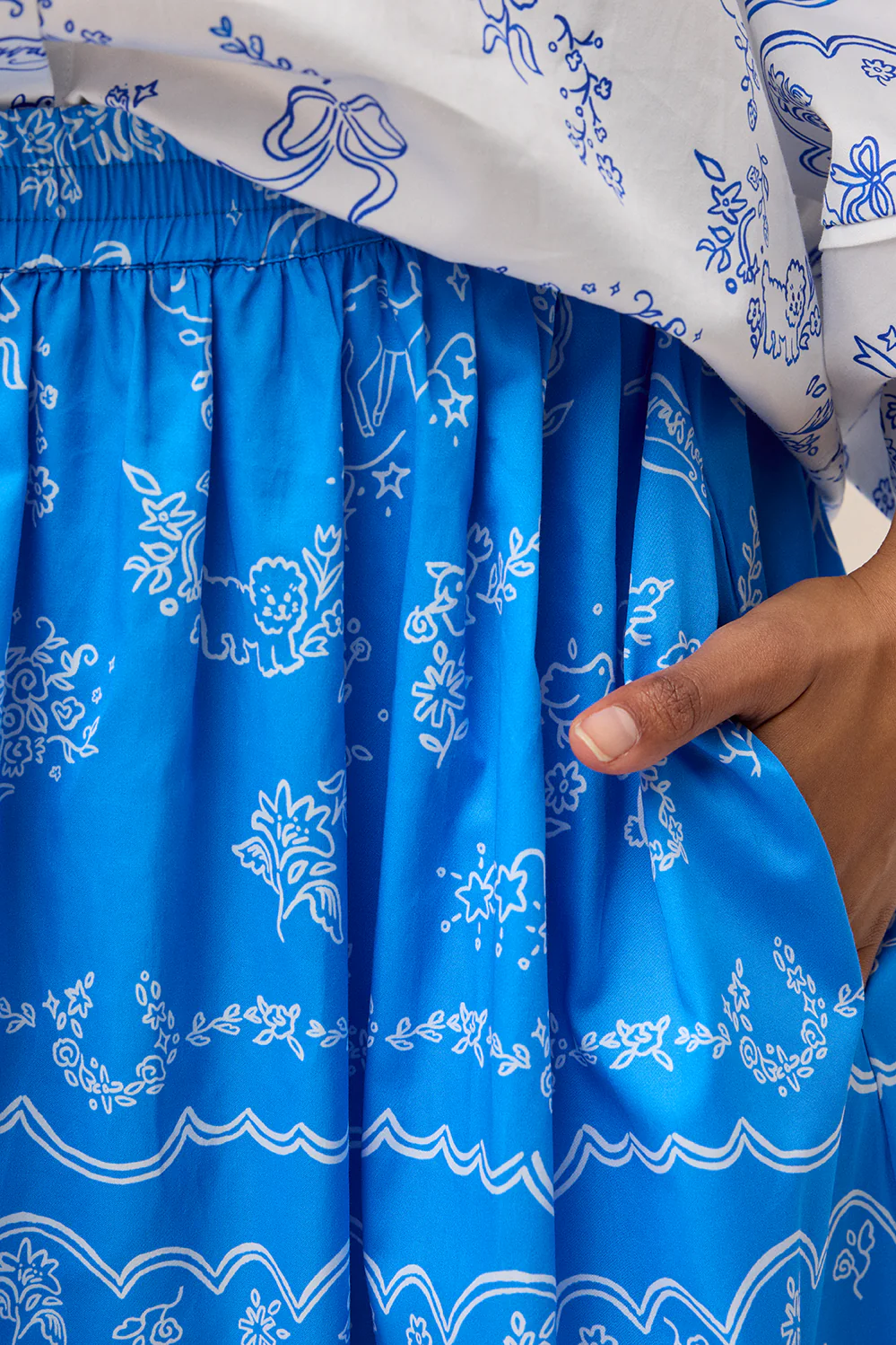 GIA SKIRT - TOILE DE JOUY - Hercitys