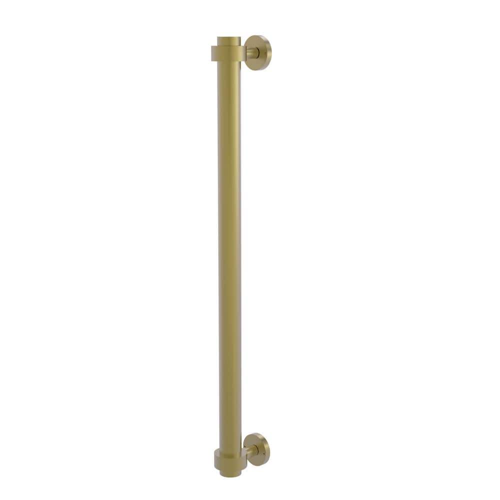 18 in. Center-to-Center Refrigerator Pull in Satin Brass - Hercitys