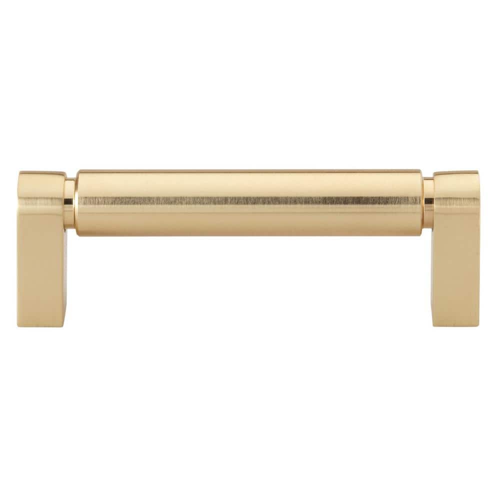3-3/4 in. Center to Center Champagne Gold Smooth Bar Pull – 4787-96-CHPG - Hercitys