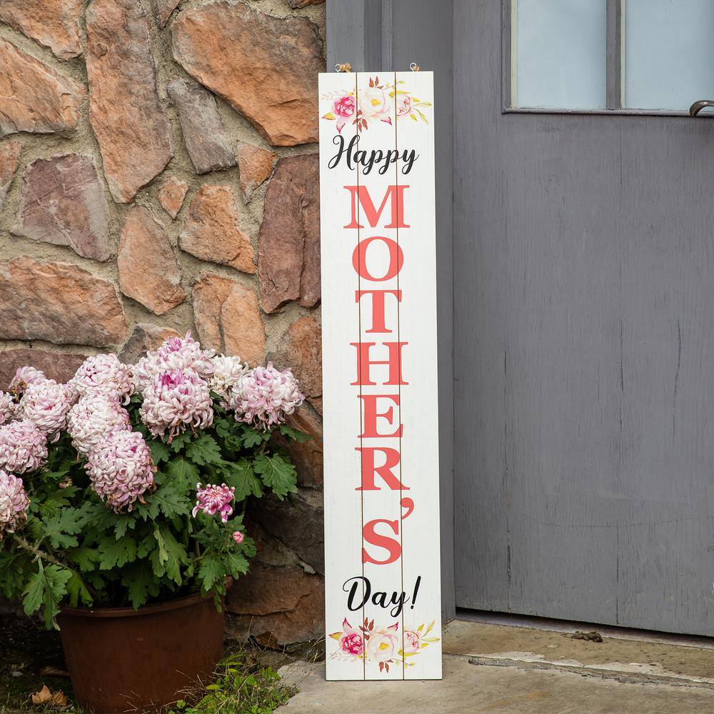 42 in. H Double Sided Wooden Porch Decor Mother’s Day and Father’s Day - Hercitys