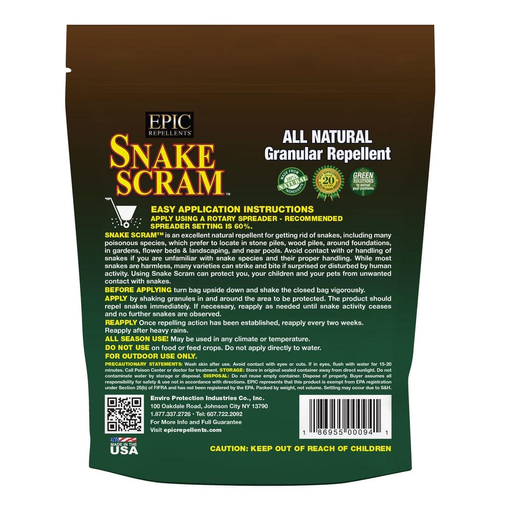 3.5 lbs. Granular Snake Repellent Shaker Bag - Hercitys