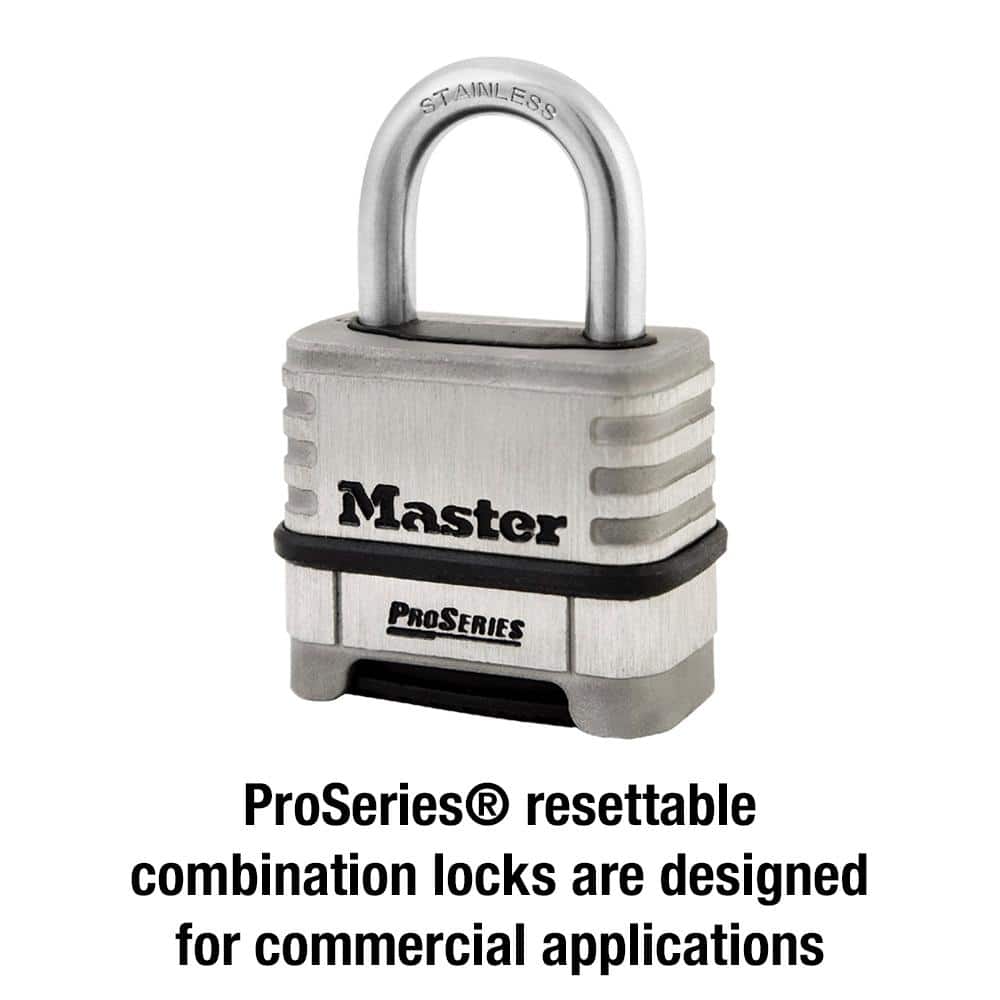 Stainless Steel Outdoor Combination Lock, Resettable - Hercitys