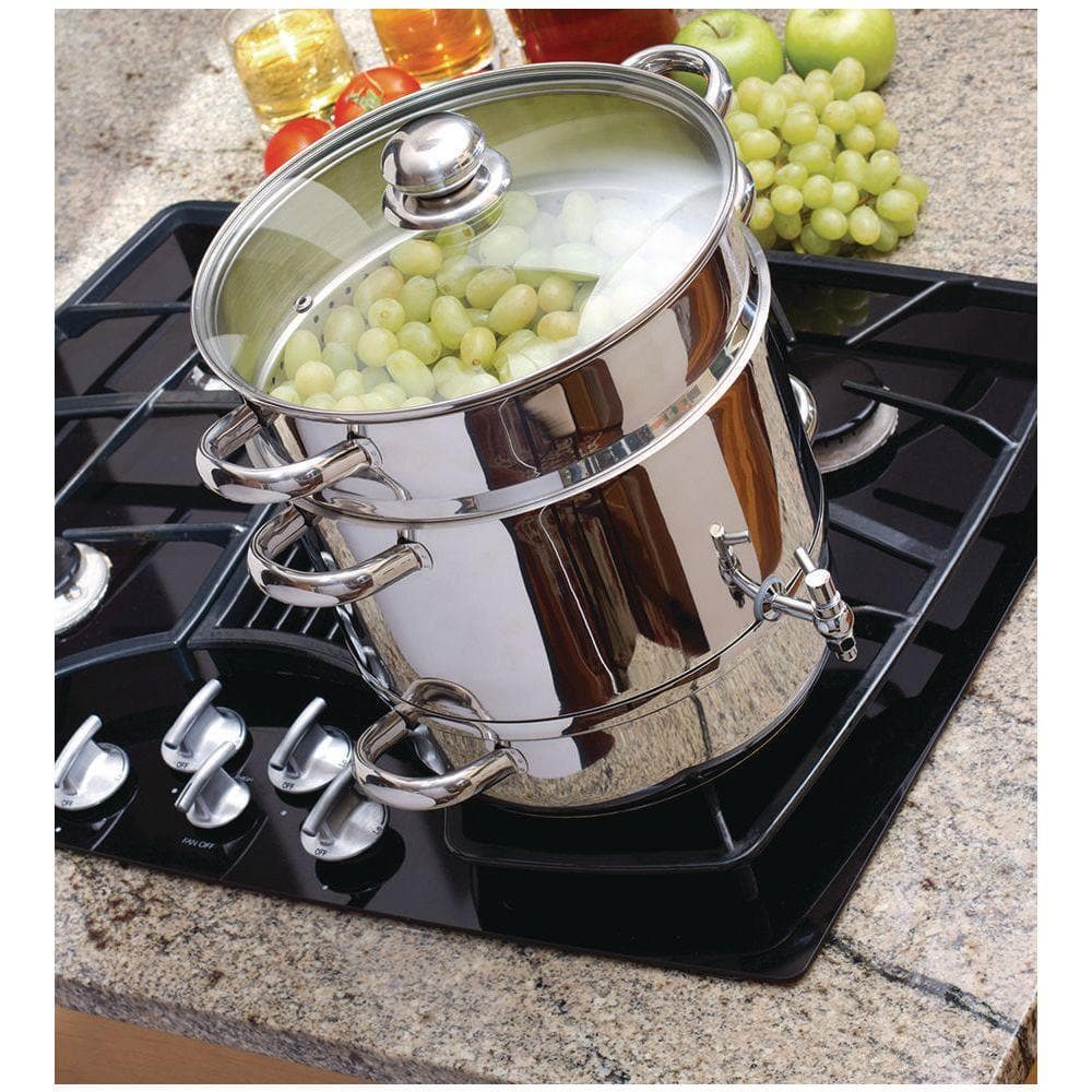 Stainless Steel Stove Top Steam Juicer - Hercitys