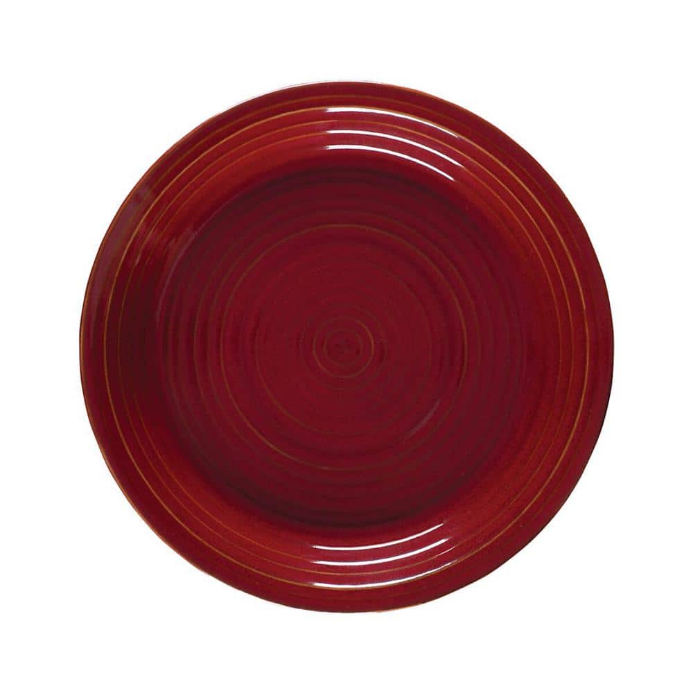 Aspen Red Dinner Plate (Set of 4) - Hercitys