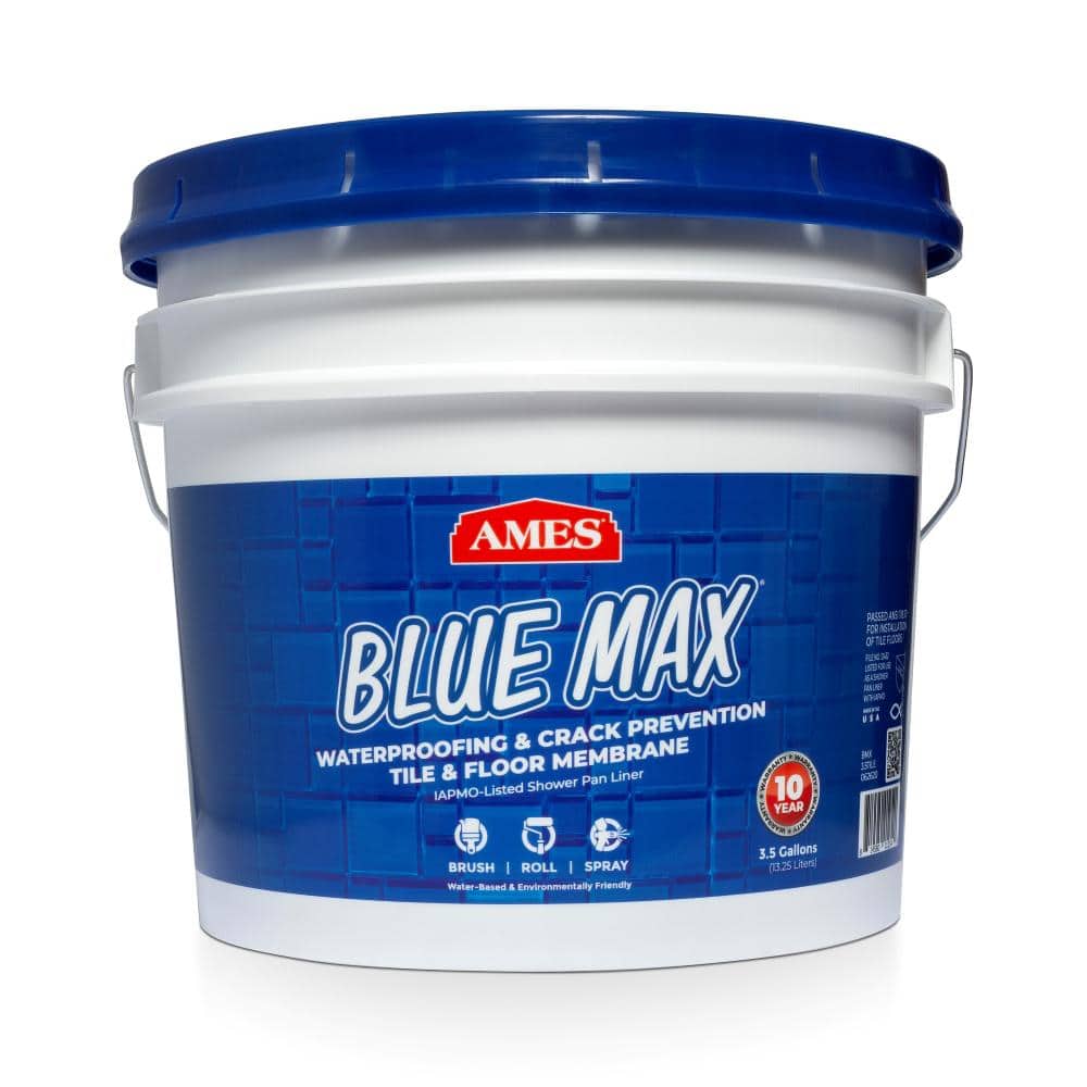 Blue Max 3.5 Gal. Waterproofing Plus Crack Prevention Tile and Floor Membrane Adhesive - Hercitys
