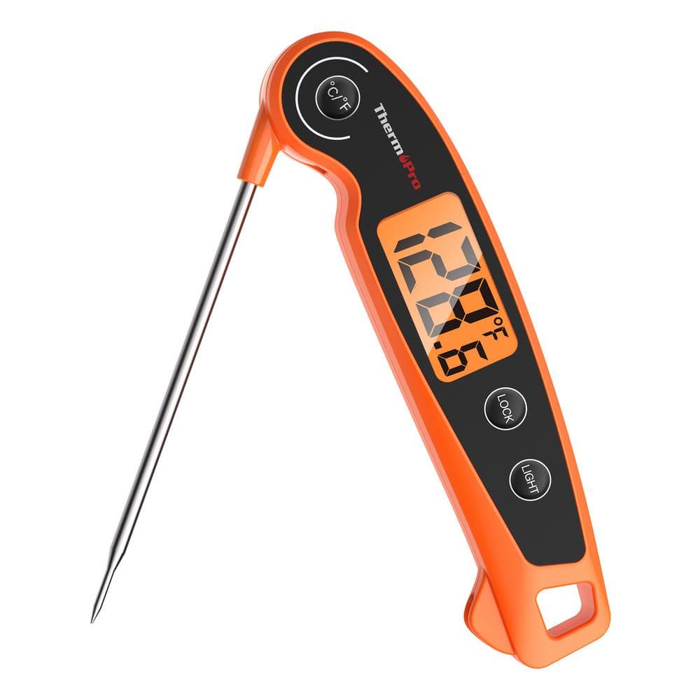 TP605W Waterproof Digital Instant Read Meat Thermometer Food Candy Cooking Kitchen Thermometer with Magnet and Backlight - Hercitys