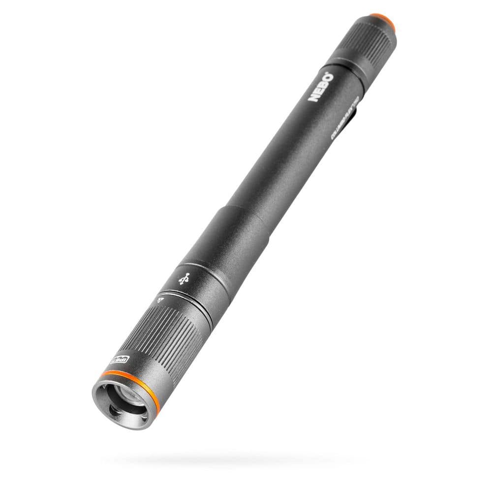 Columbo 250 Lumens Flex Fuel Rechargeable Led Pocket Pen Flashlight - Hercitys