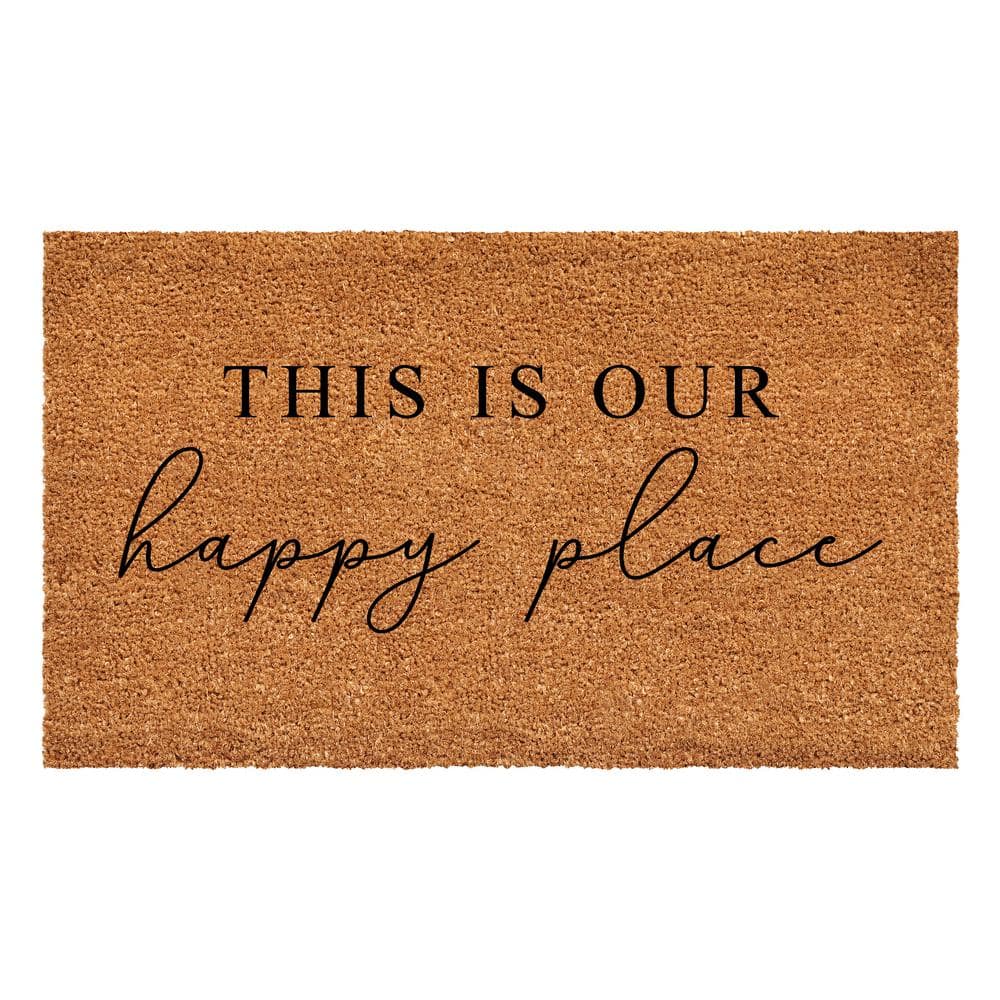 Happy Place Doormat, 36″ x 72″ - Hercitys
