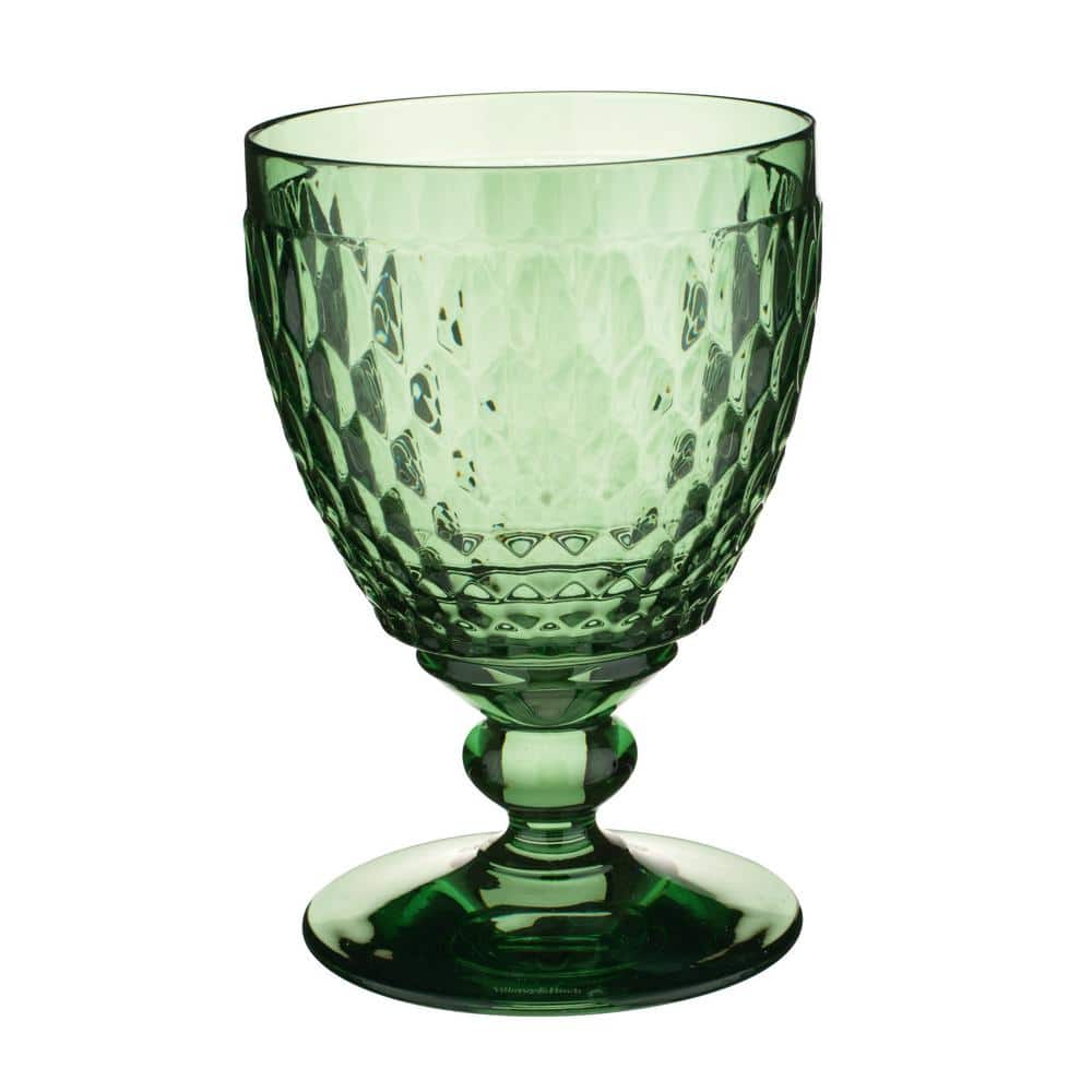 Boston Set of 4 Green Water Goblets - Hercitys