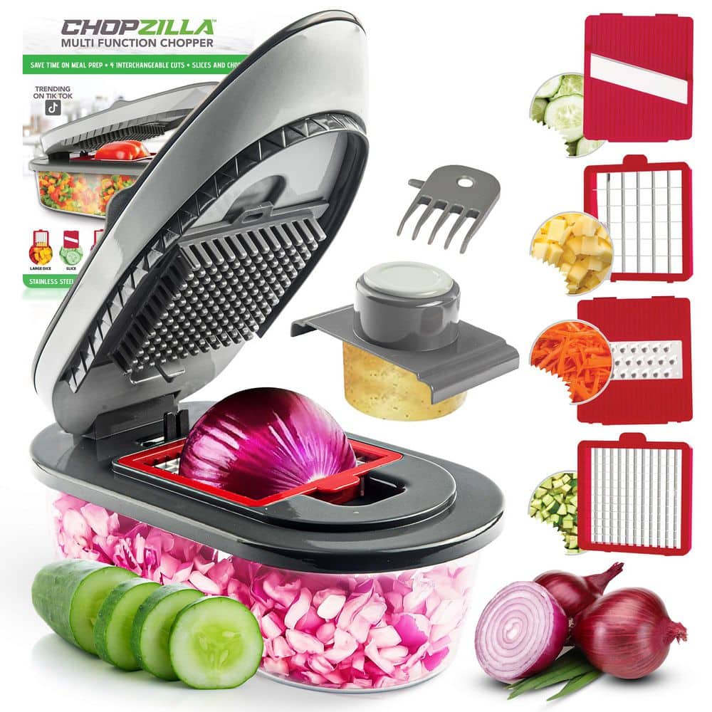 Chopzilla Portable Multi Function Chopper with 4 Blades - Hercitys