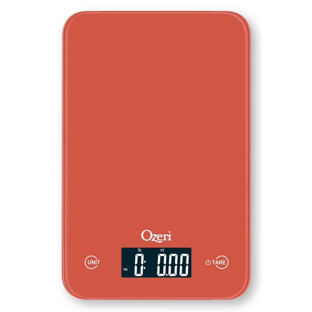 Touch Professional Digital Kitchen Scale (12 lbs. Edition) in Tempered Glass - Hercitys