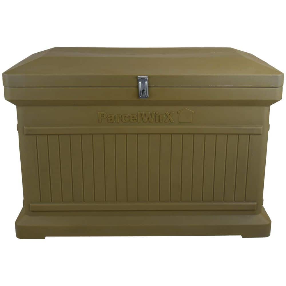 ParcelWirx Oak Horizontal Lockable Package Delivery Box - Hercitys