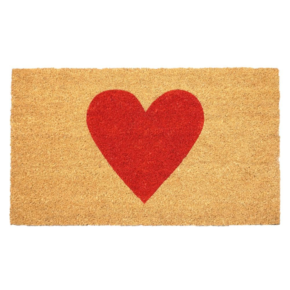 Red Heart Doormat, 30″ x 48″ - Hercitys