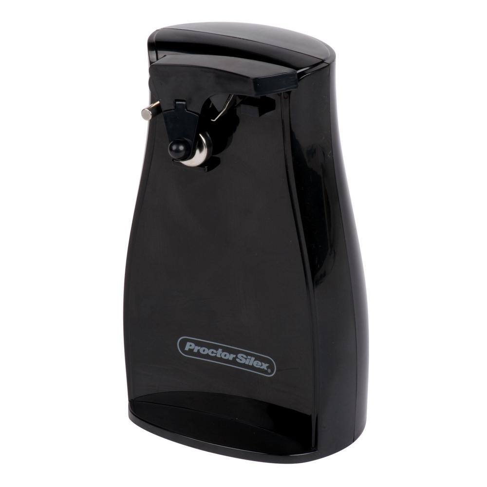 Durable Electric Can Opener with Knife Sharpener In Black - Hercitys