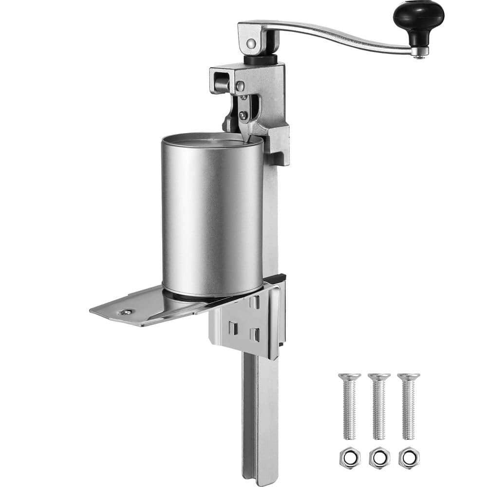 Commercial Manual Can Opener, Heavy Duty Adjustable Table Opener, 15.7 in. Tall Capacity for Cans, Industrial Jar Opener - Hercitys