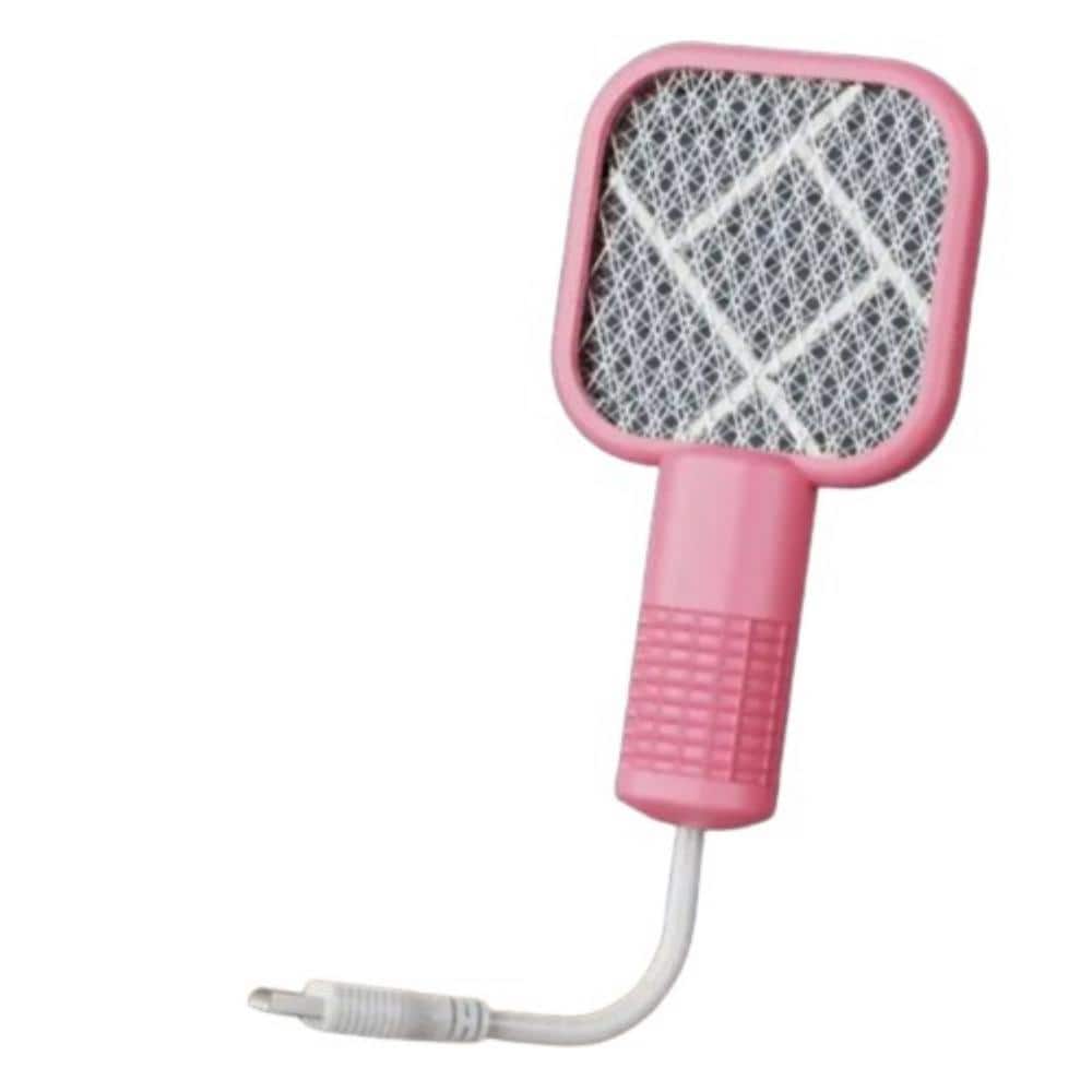 Indoor Mosquito Racket Killer Fly Swatter For Camping/Travel USB Led Trap Mosquito Killer Lamp 10-Pack in Pink - Hercitys