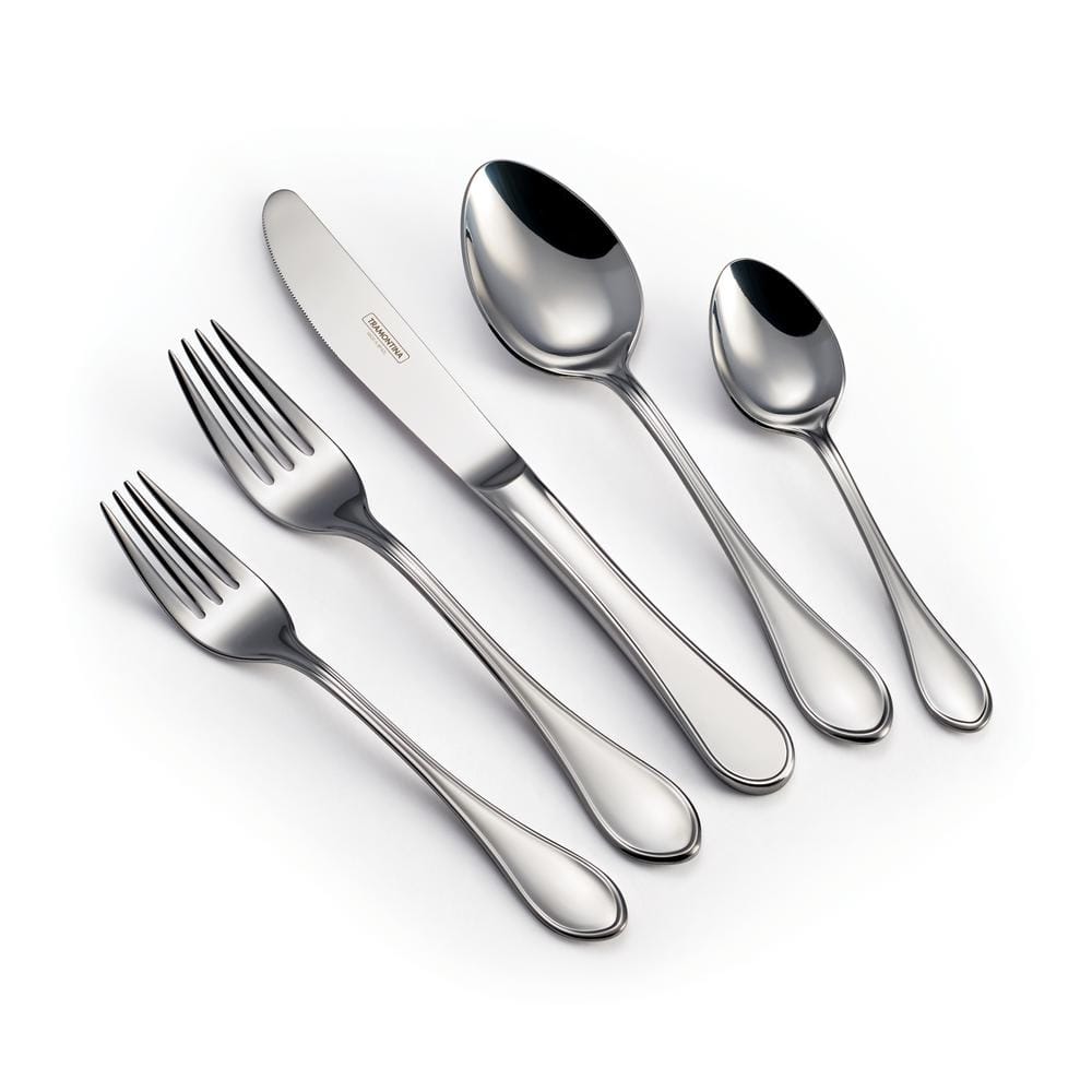 Italy 20-Piece 18/10 Stainless Steel Flatware Set - Hercitys
