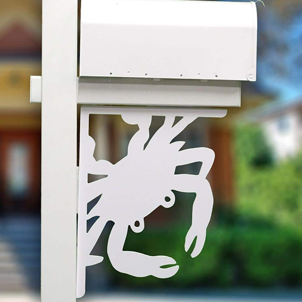 Decorative 16 in. Paintable PVC Crab Mailbox or Porch Bracket - Hercitys