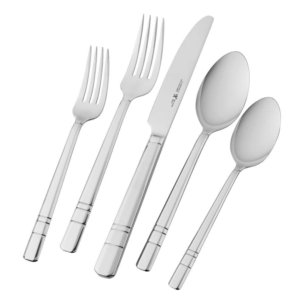 Madison Square 65- Pieces 18/10 Stainless Steel Flatware Set - Hercitys