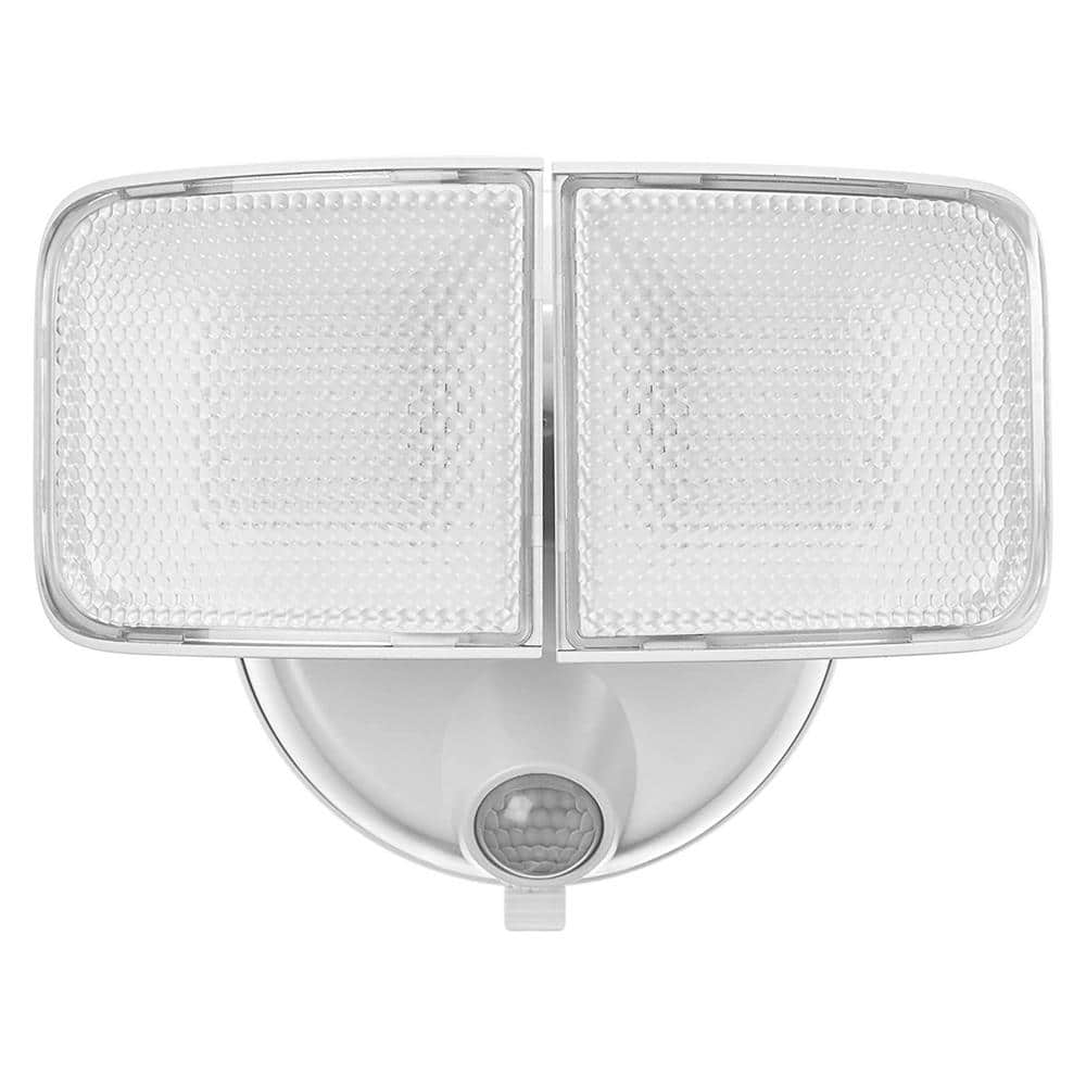 White Motion-Activated Outdoor Integrated LED Area Light (2-Pack) - Hercitys