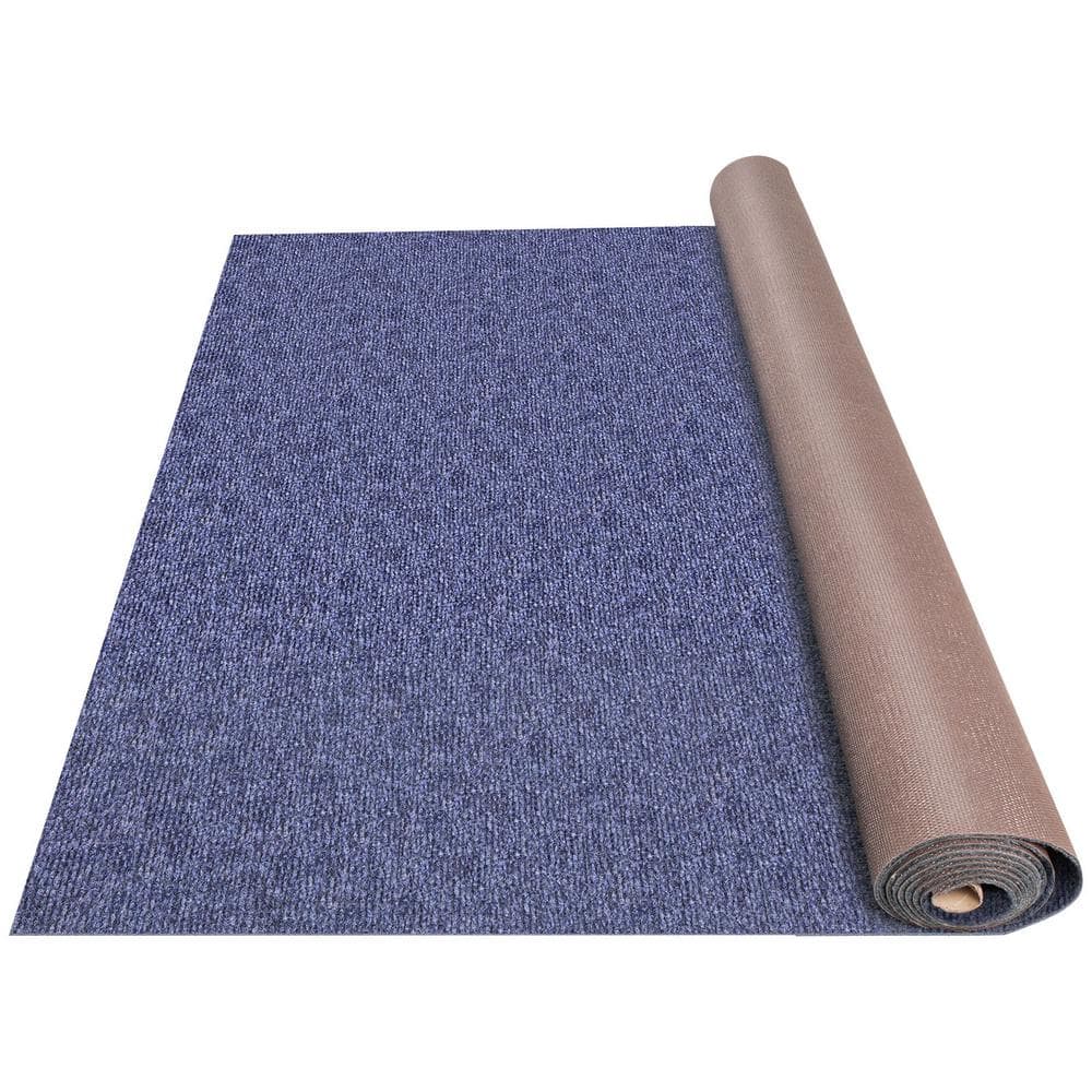 Marine Carpet 6 sq. ft. W x 20 oz. Polyester Boat Carpet Texture Rugs Water-Proof Blue Carpeting Full Roll Carpet - Hercitys