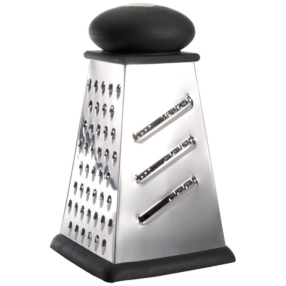 Essentials 9 in. Stainless Steel 4-Sided Square Grater - Hercitys