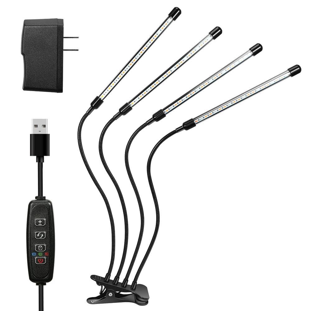 Grow Lights for Indoor Plants iMounTEK 80W 80 LEDs Plant Lights with Red Blue Full Spectrum 10 Dimmable Level - Hercitys