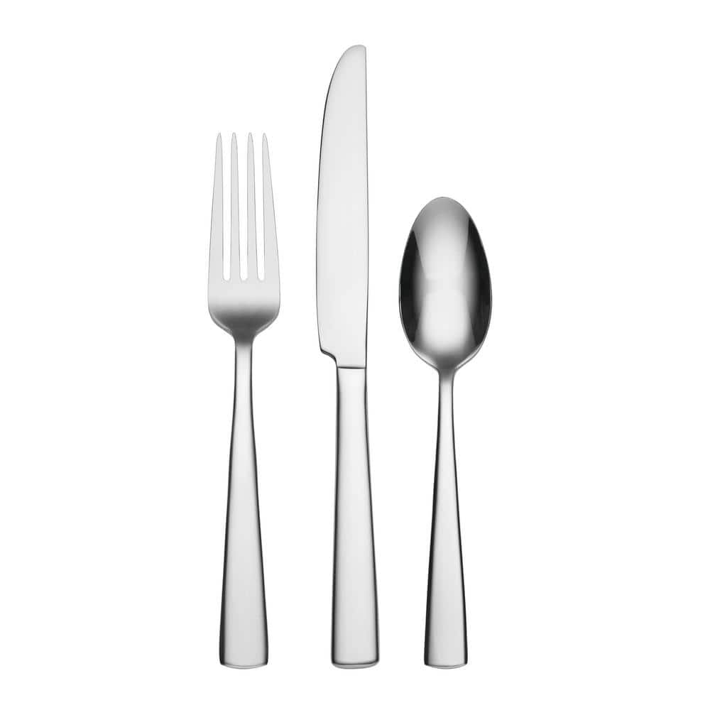 Chef’s Table 24-Piece Silver 18/0-Stainless Steel Flatware Set (Service For 8) - Hercitys