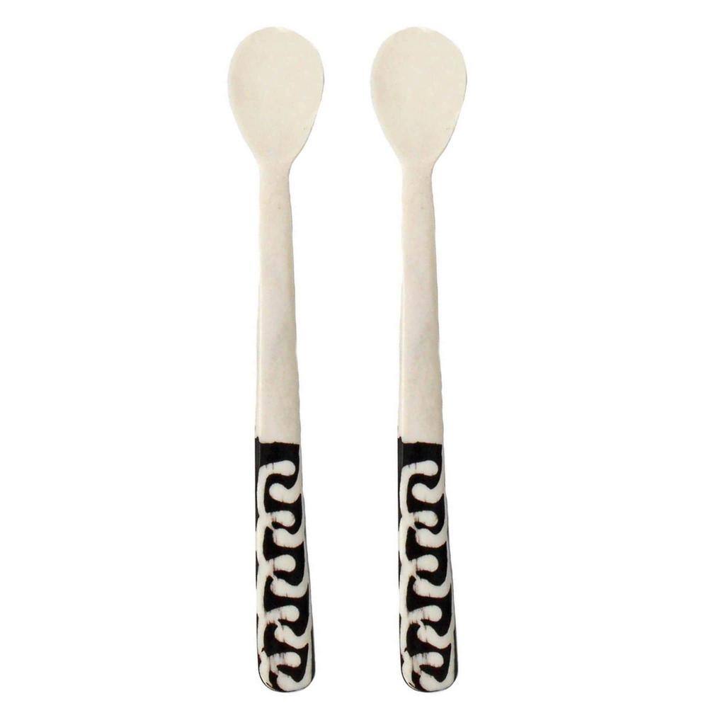 Long Batik Bone Spoon (Set of 2) - Hercitys