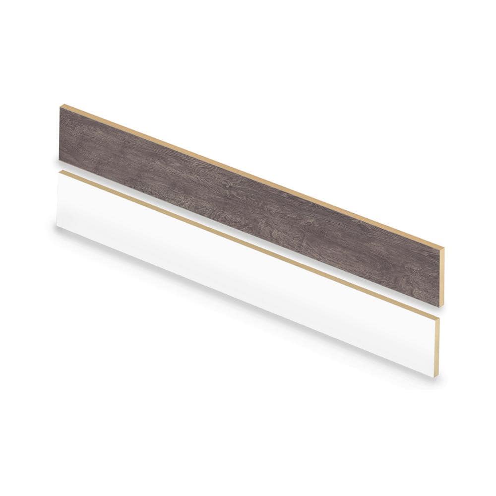 Dowden Gray Oak 47 in. L x 1/2 in. T x 7-3/8 in. W Laminate Reversible Riser - Hercitys