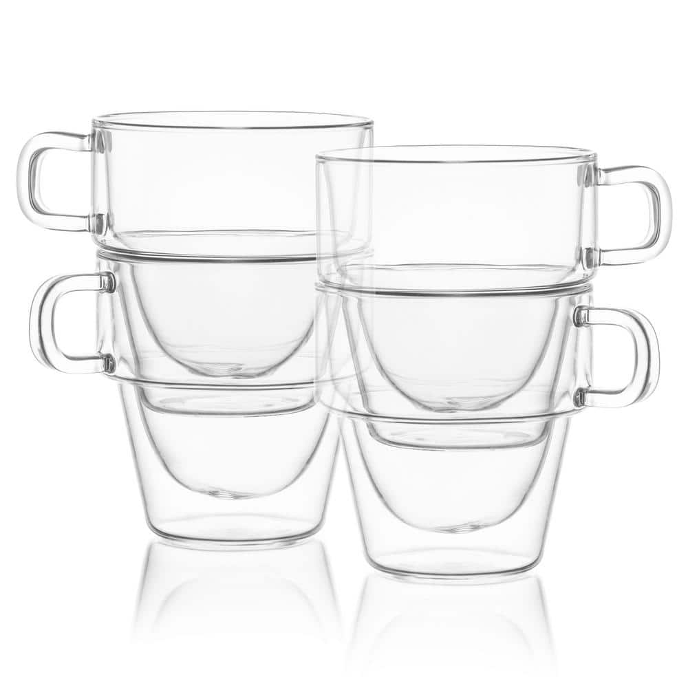 Stoiva 5 oz Insulated Glasses, Set of 4 - Hercitys