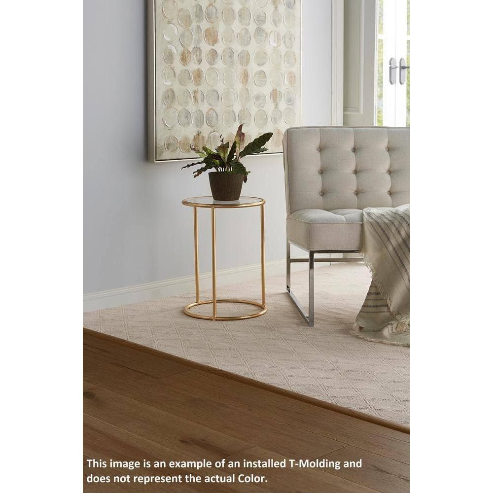 Turner European White Oak 1/2 in. T x 2 in. W x 78 in. L Not Waterproof T-Mold Hardwood Trim - Hercitys