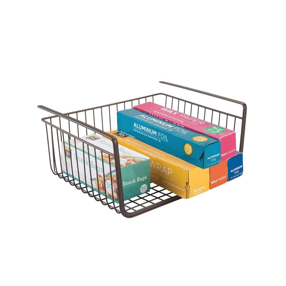 York Lyra Under The Shelf Storage Basket in Bronze - Hercitys