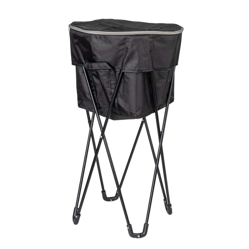 8.8 qt. Black Standing Ice Cooler with Travel Bag - Hercitys