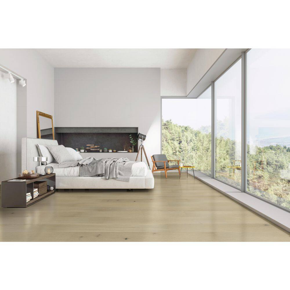 Dula Ash Oak 0.43 in. T x 1.49 in. W x 78 in. L Luxury Reducer Molding  Trim - Hercitys