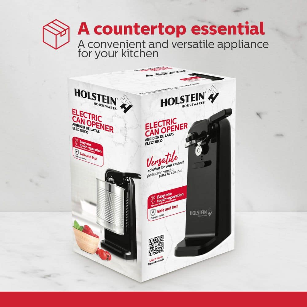 Electric Can Opener, Black - Hercitys