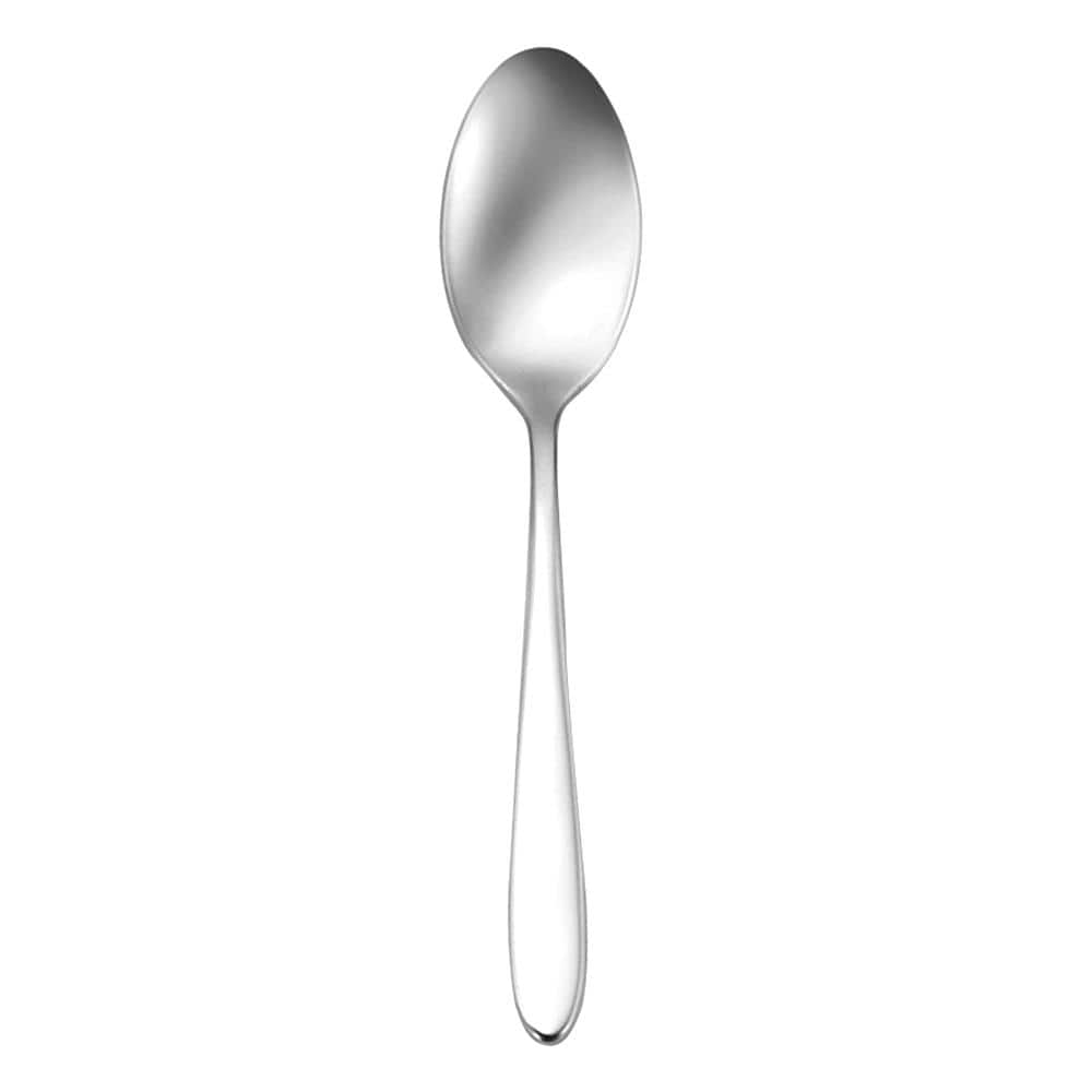 Mascagni II Silver 18/0 Stainless Steel A.D. Coffee Spoon (12-Pack) - Hercitys