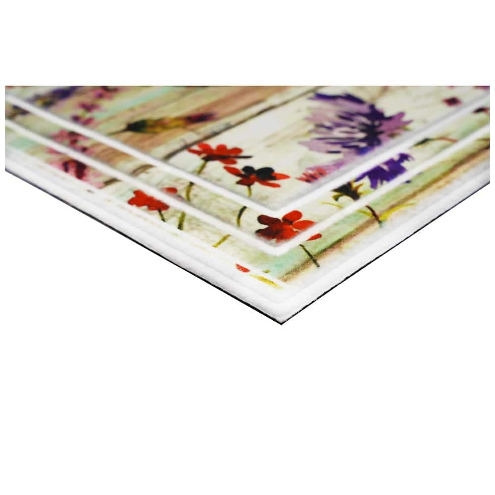 Plant Welcome Multi-Colored 18 in. x 30 in. Indoor/Outdoor Doormat - Hercitys