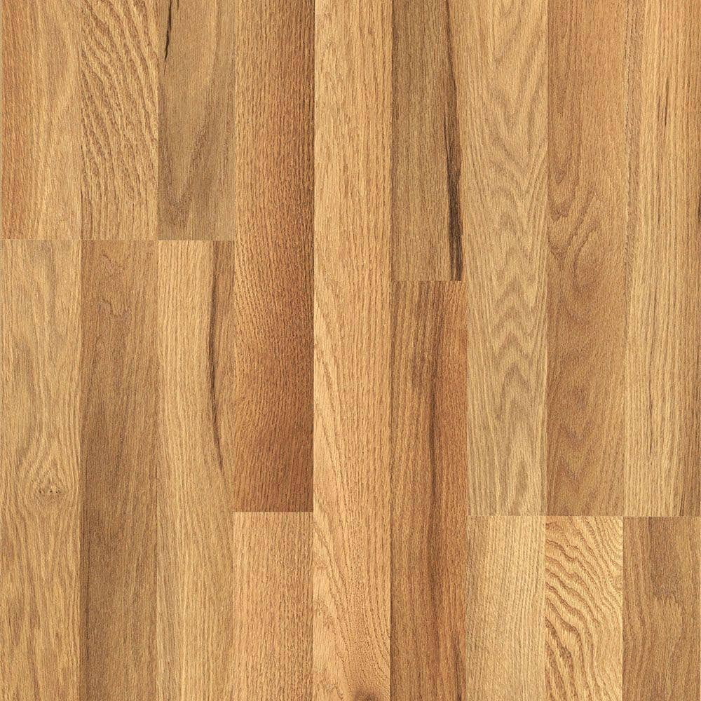XP Haley Oak 10 mm T x 7.4 in. W Water Resistant Laminate Wood Flooring (19.63 sq. ft./case) - Hercitys