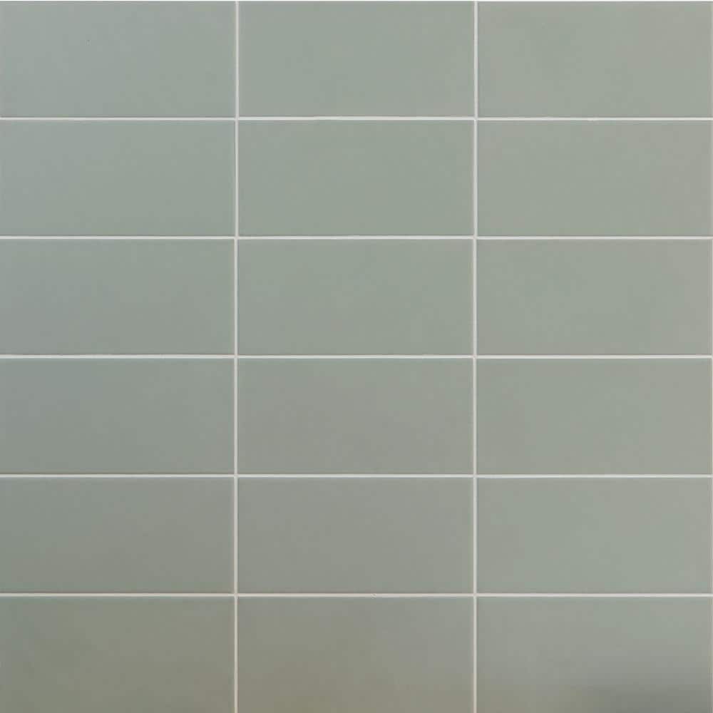 Tori Green 8 in. x 4 in. Matte Ceramic Wall Tile (28 Pieces, 6.02 sq. ft./Case) - Hercitys